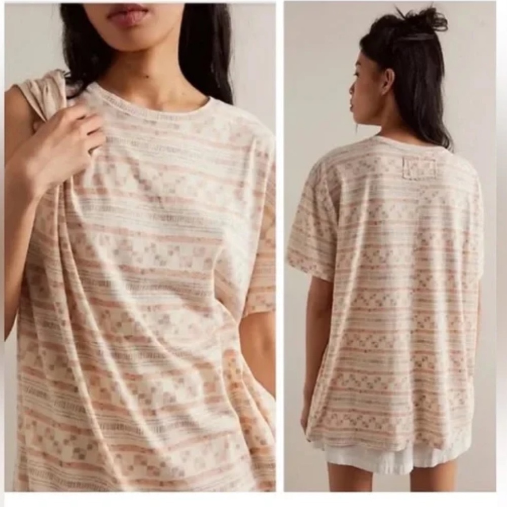 We the Free People Nina Printed Tee